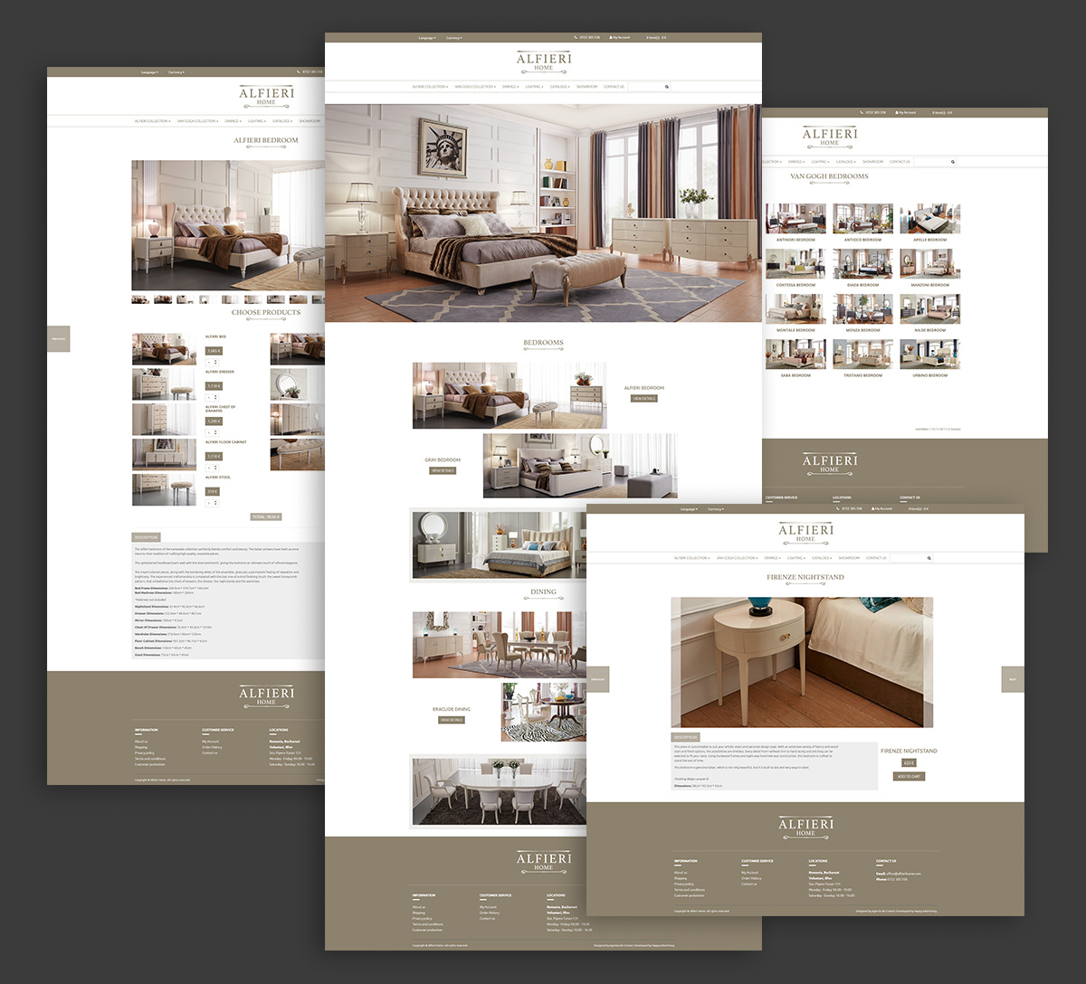 Alfieri Home – Web design & development