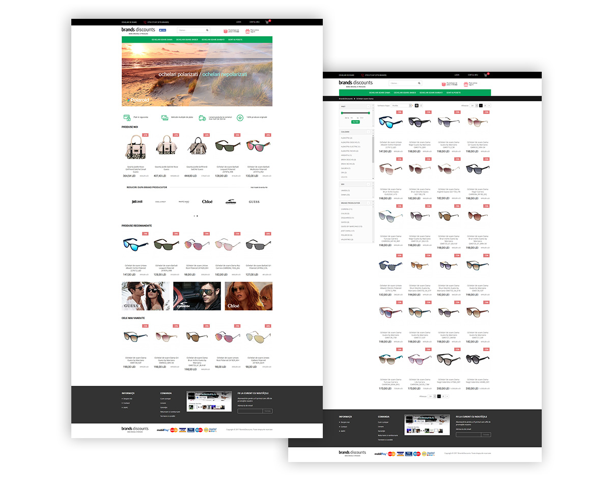 BrandsDiscounts – Web design & development