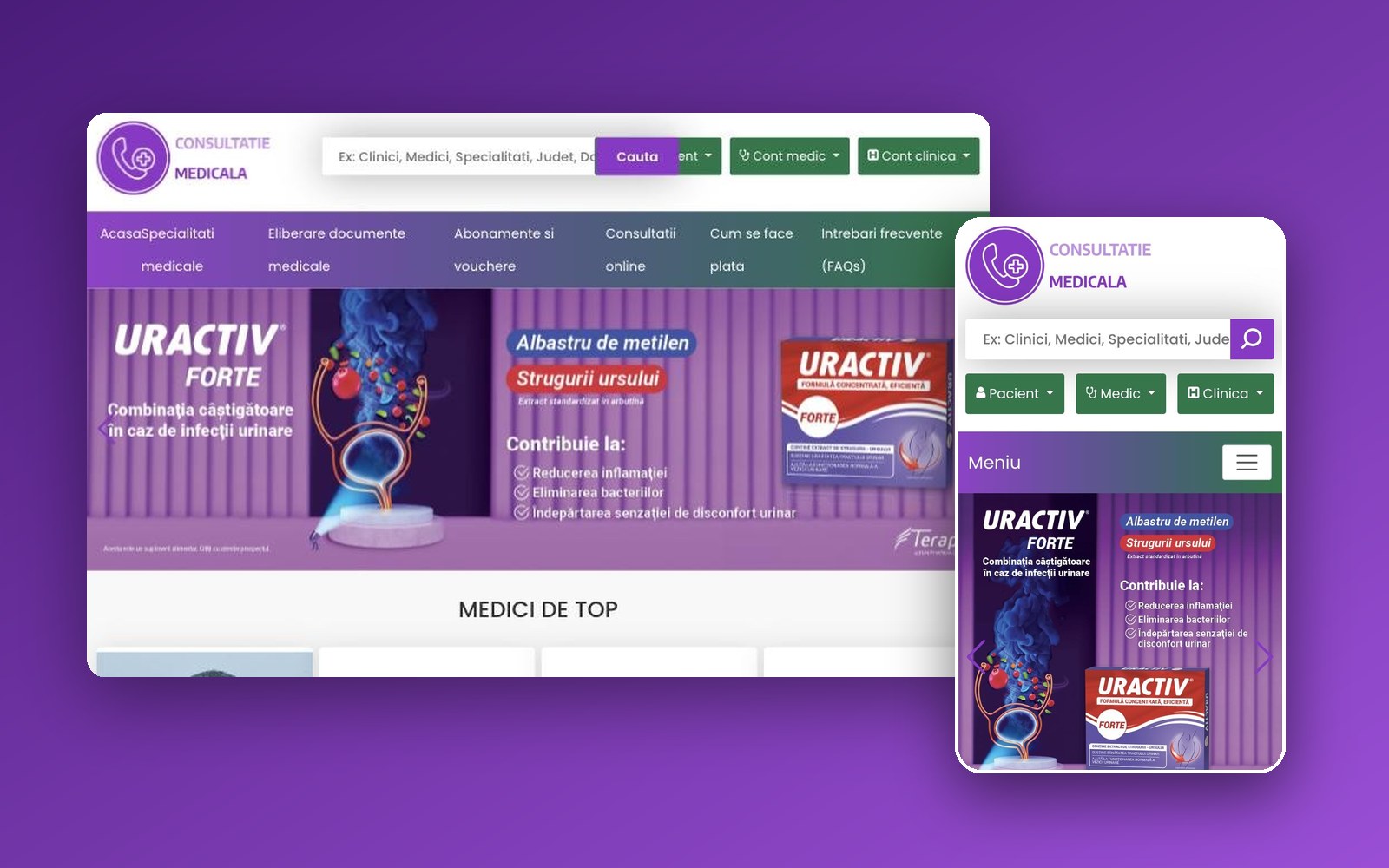 Consultație Medicală – mockup