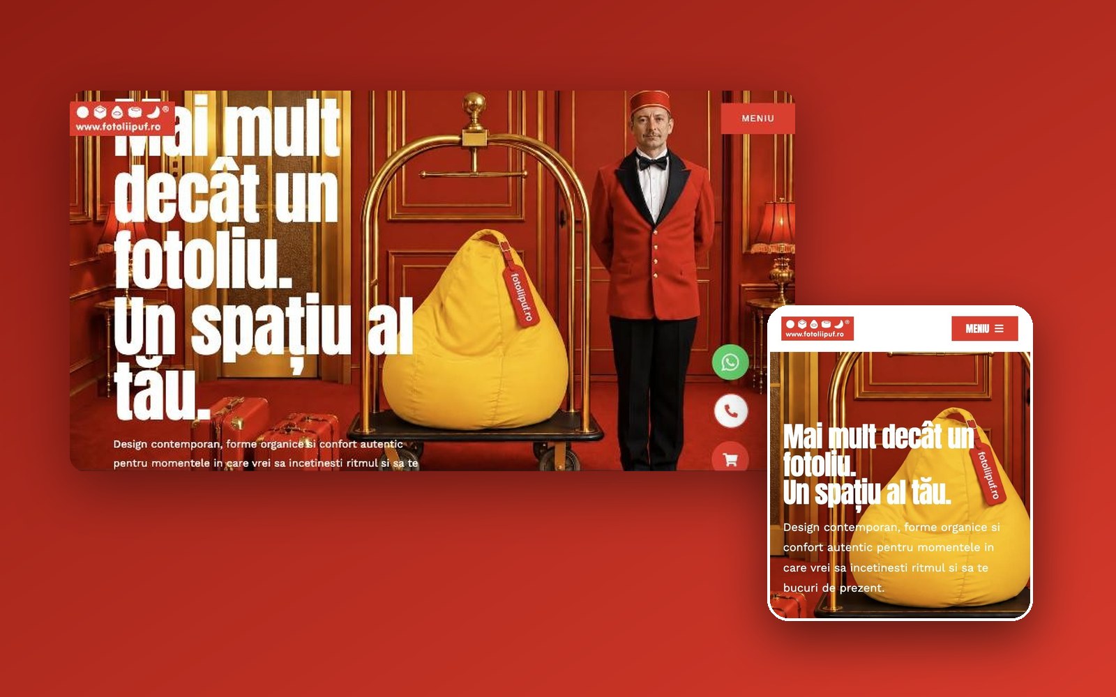 Fotolii Puf – mockup