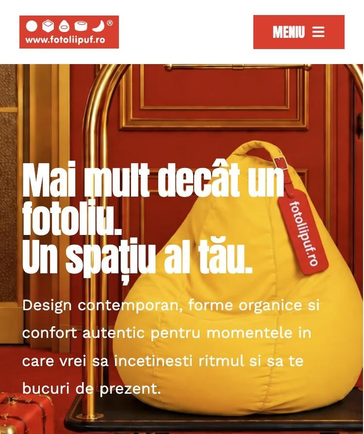 Fotolii Puf – versiune mobile