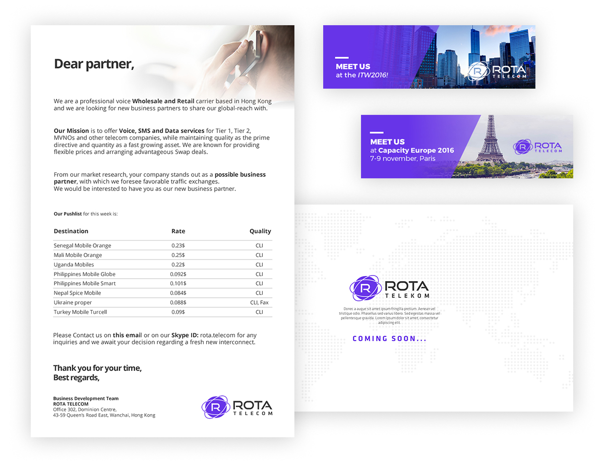 ROTA Telecom – Branding