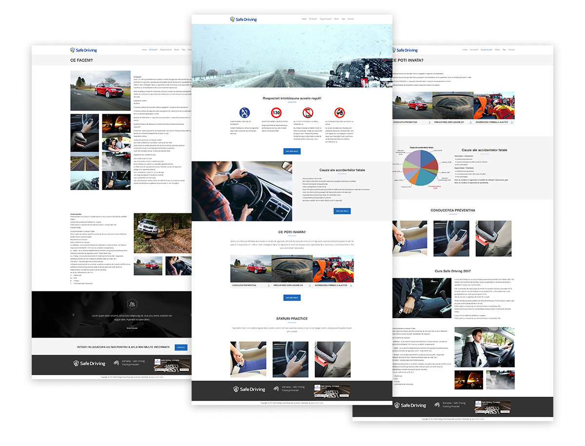 Safe Driving – Web design & development